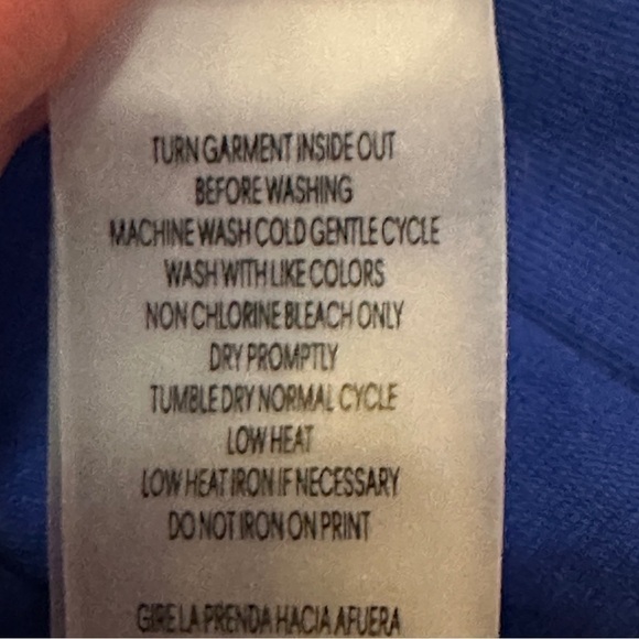 CALVIN KLEIN LOGO T-SHIRT DRESS SZ S BLUE - Picture 9 of 11